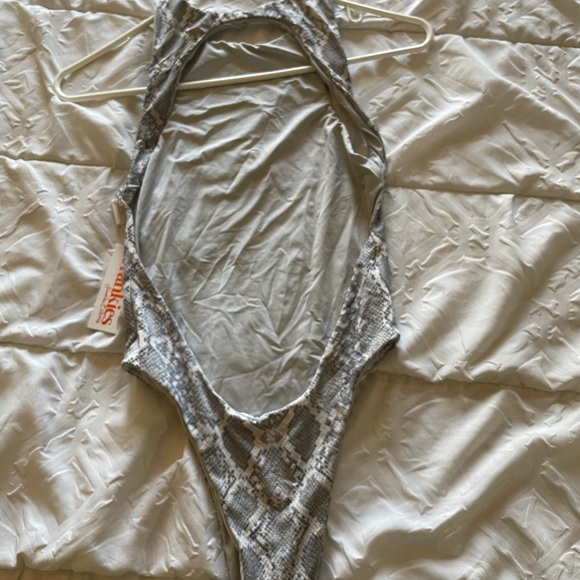 Frankies Bikinis Python one piece swimsuit - Picture 10 of 12